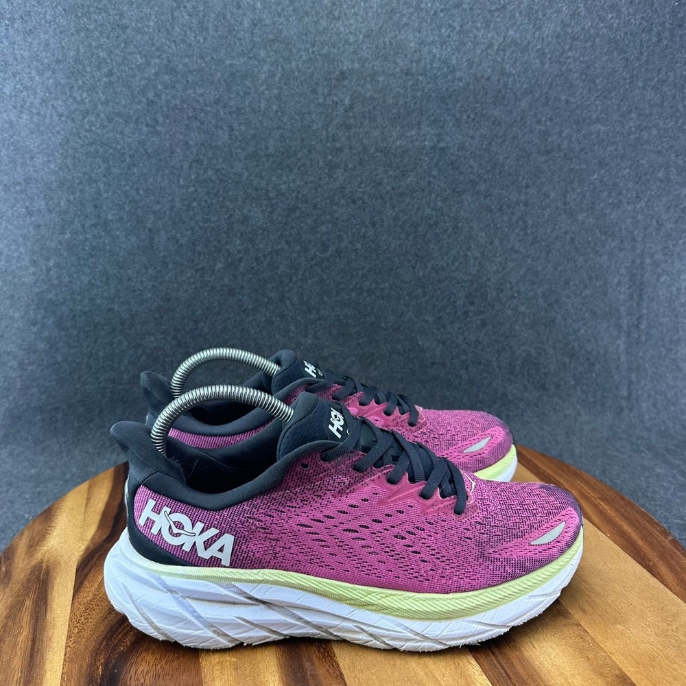 Hoka One One Clifton 8 Women's Size 8B Running Shoes Ibis Rose Pink 1119394